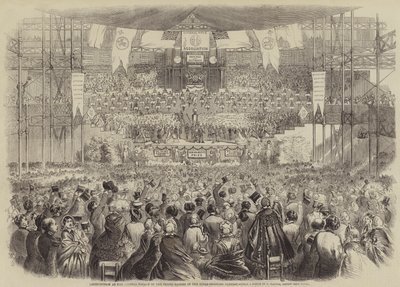 Distribution at the Crystal Palace of the Prizes Gained in the Rifle-Shooting Contest by B. Clayton